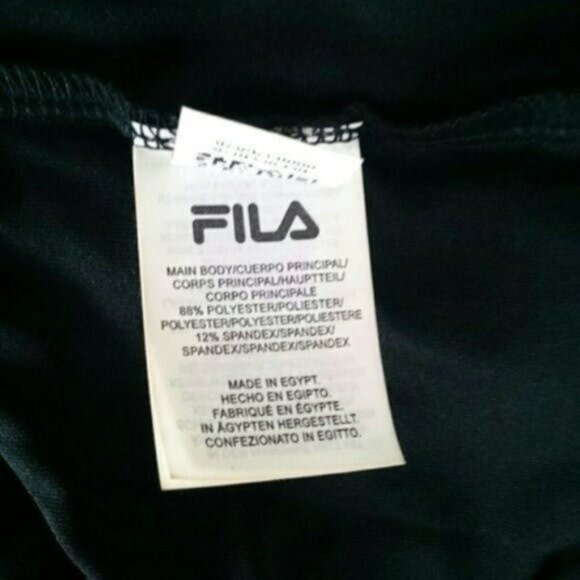Fila Performance Energy Long Sleeve Top Black Size XL - Picture 5 of 6